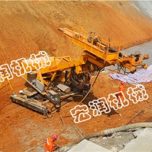 宏潤高邊坡支護(hù)錨桿鉆機(jī)南昌施工中