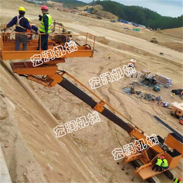 建筑工程專用護坡錨固鉆機，高邊坡鉆機
